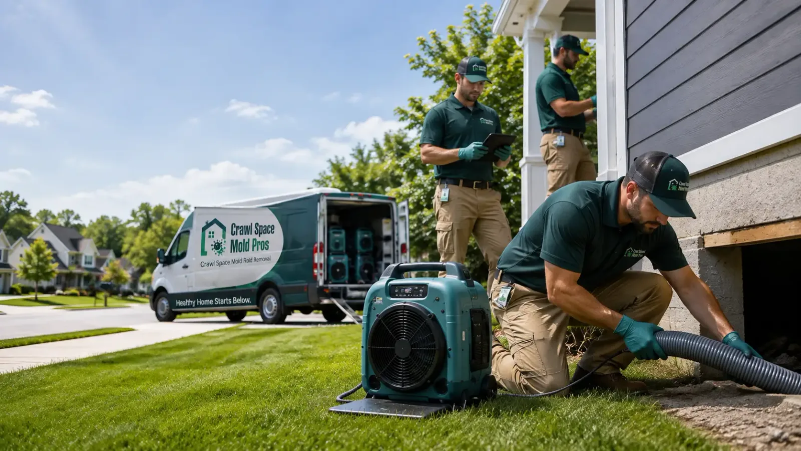 Crawl Space Mold Removal in Galva, IA